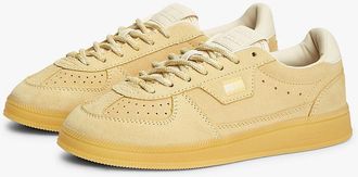 Tommy Hilfiger Womens Tommy Jeans Two-Tone Suede Sneaker - Day Lily - US 7.5 / EU 38