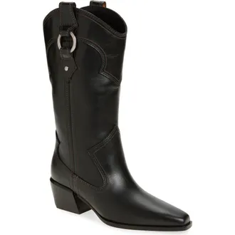 Rag & Bone Joni Western Boot in Black at Nordstrom, Size 7.5Us
