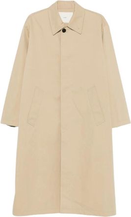 Dunst Verfijnde Mac Coat - Heren - Trenchcoats - Beige - M - Katoen - Jassen
