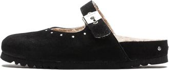 Scholl Karen Fur - Dames - Slip ons - Zwart - 36 EU - Su&egrave;de - Schoenen