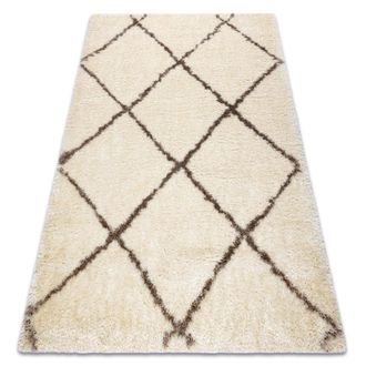 RugsX RugsX Fluffy Rug in Yellow | Size: 120 cm x 170 cm
