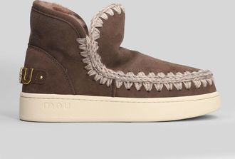 Mou New Eskimo Sneaker Sneakers In Brown Suede