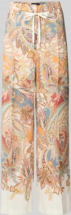 Cambio Cambio Stoffhose aus Lyocell-Leinen-Mix Modell ADRIENNE in Orange, Gr&ouml;&szlig;e 38