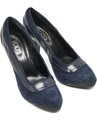 Tod's suede pumps - women - Leather/Leather/Rubber - 36 - Blue