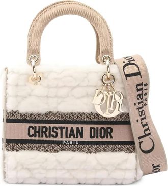Dior 2010s medium Lady D-Lite handbag - White