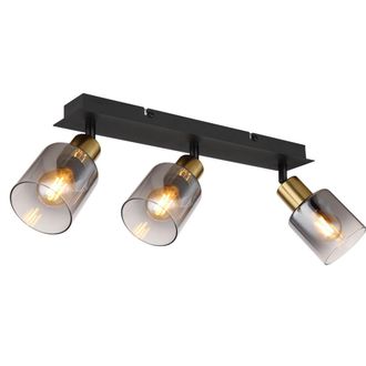 Globo Lighting Foco - Hollsy - Negro - Vidrio - Foco De Superficie - E14