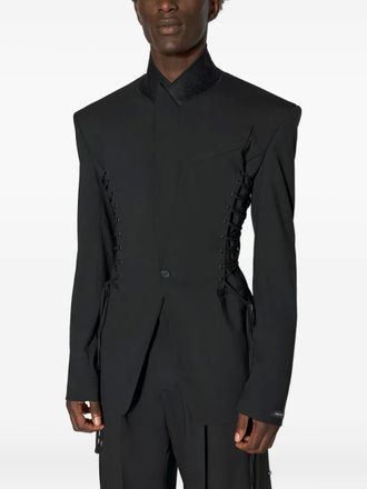 MUGLER Giacca con spalline imbottite - Nero