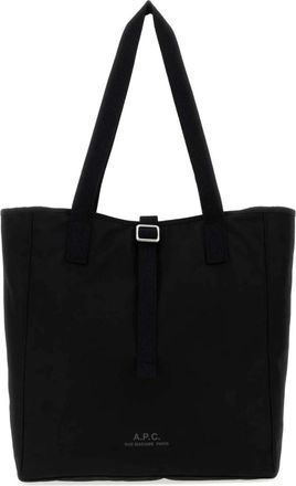 A.P.C. Cabas Archief Shopper - Heren - Shoppers - Zwart - ONE Size - Katoen - Tassen