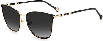 Carolina Herrera Grey Gradient Square Ladies Sunglasses CH 0030/S 0RHL/9O 56