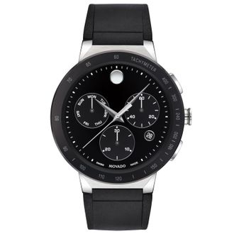 Movado Mens Black dial Watch
