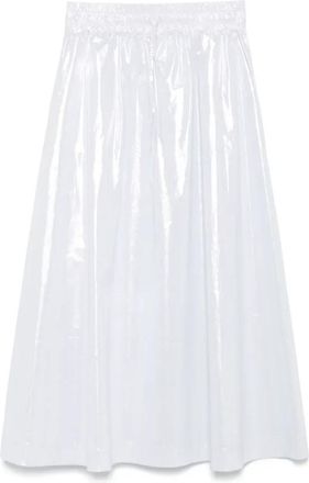 D.exterior A-Line Midi Rok - Dames - Maxi Rokken - Wit - M - Rokken