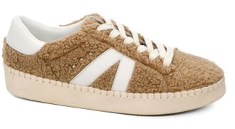 Corkys Footwear Womens No Chaser Sneakers In Camel Shearling