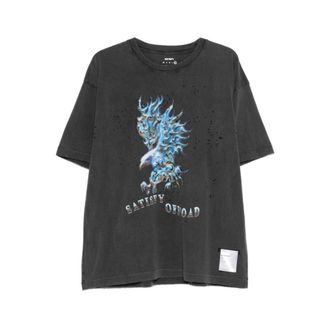 SATISFY T-Shirts, male, Black, Size: S T-shirt Satisfy