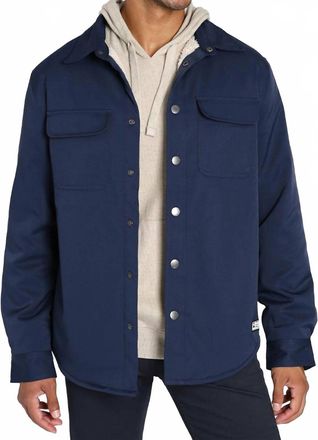 Jachs NY Windsor Performance Shirt Jacket In Navy