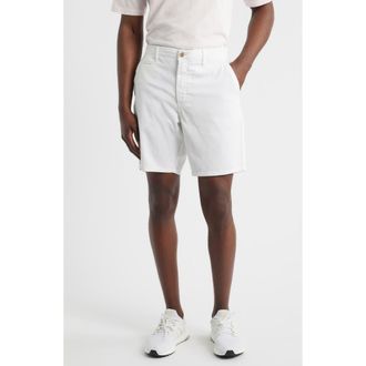 Johnnie-O Nassau Chino Shorts in White at Nordstrom, Size 34