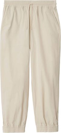 Burberry straight-leg tailored trousers - men - Cotton/Viscose/Polyester - 48 - Neutrals