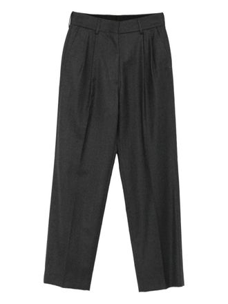 Blaz&eacute; Milano virgin wool trousers - women - Virgin Wool/Viscose - 3 - Grey