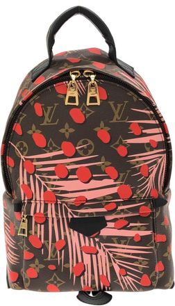 Louis Vuitton Pink Poppy Coated Canvas Backpack (Pre-Owned)