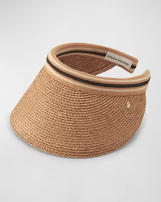 Helen Kaminski Slide On Raffia Visor