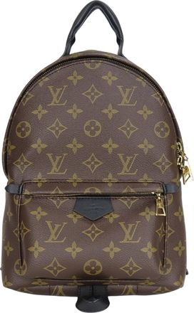 Louis Vuitton Black Brown Monogram Monogram Backpack (Pre-Owned)