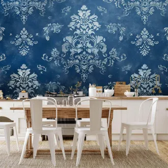 OEM Carta Da Parati Artgeist Motivo Retr&ograve; Blu 350x256 Cm