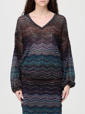 Missoni Maglia in viscosa lurex a zig zag Missoni