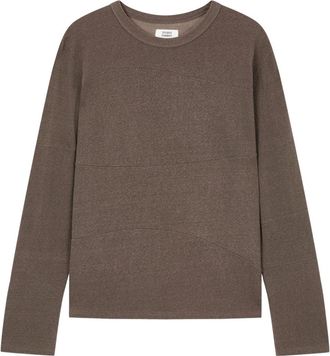 TOMBOY seam detailing t-shirt - Brown