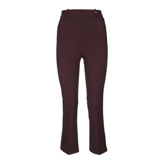 Elisabetta Franchi Pantalone - Dames - Vrijetijds broeken - Bruin - L - Broeken