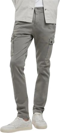 Replay Slim-fit Trousers, male, Gray, W28, Denim Trousers in Grey Dim Style