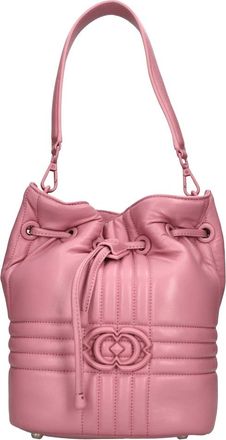 La Carrie Grate Ginger Bucket Bag - Dames - Schoudertassen - Roze - ONE Size - Leer - Tassen