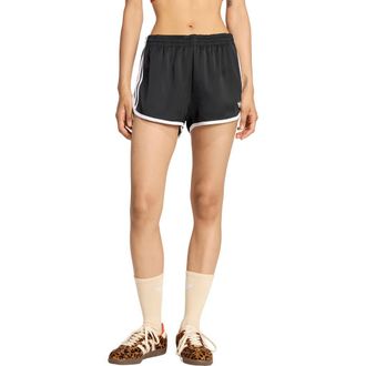 adidas Originals 3-Stripes Sprinter Shorts in Black/White at Nordstrom, Size X-Large