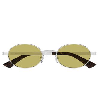 Bottega Veneta Sunglasses Bv1470 S 003 Silver/Yellow Unisex