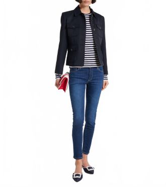 AG - Adriano Goldschmied Legging Ankle Mid-Rise Skinny Jeans In 4 Years Dark
