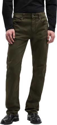 Seven 7 The Straight Leg Jeans in Dark Olive at Nordstrom Rack, Size 36