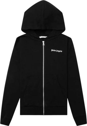Palm Angels Zip Hooded Sweatshirt