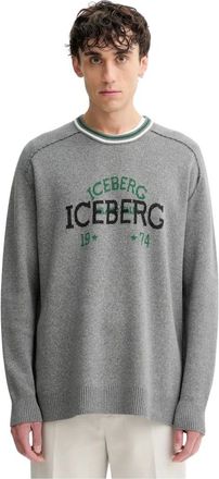 Iceberg Uomo, Maglie, Grigio, L, new