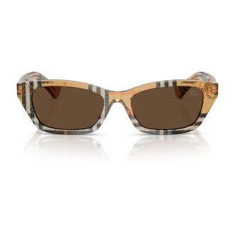 Burberry Sunglasses, unisex, Brown, Size: 52 MM Rectangular Sunglasses