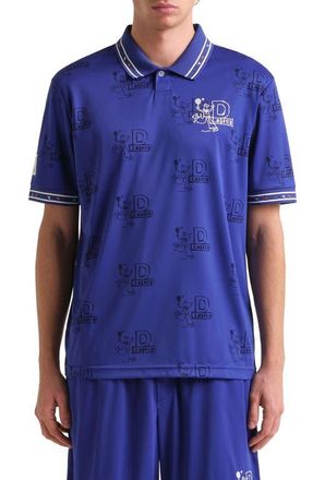 Diadora Legacy Embroidered Piqu&eacute; Polo in Navy at Nordstrom, Size X-Large