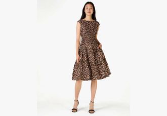 Kate Spade New York Spotted Leopard Blaire Midi Dress