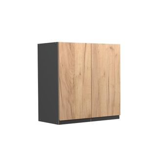 Vicco Armario Colgante R-line, Roble Dorado, 60 Cm Forma De J