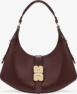 Ganni Brown Small Kat Bag