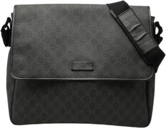 Gucci Pre-owned Cross Body Bags, female, Black, Size: ONE SIZE Pre-owned Vintage Crossbody Bag