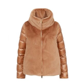 Herno Dames, Jassen, Bruin, Maat: L Nylon