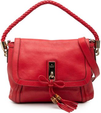 Gucci Pre-owned Gucci Leather Bella Satchel 282301 001998