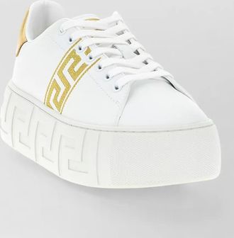 Versace nylon low-top sneakers