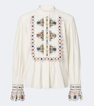 Isabel Marant Monique embroidered blouse