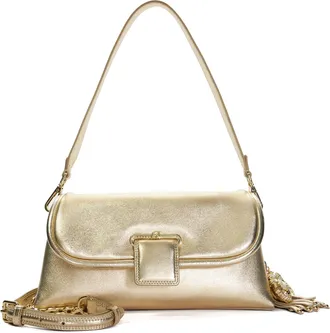 Dune London Womens Accessories Chelsea - Leather Shoulder Bag - Gold Sheepskin - One Size