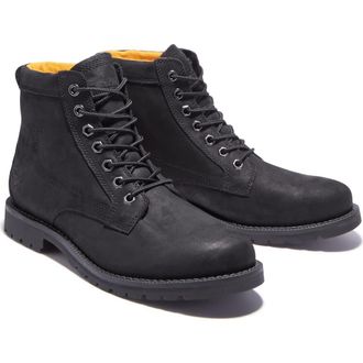 Timberland Redwood Falls Waterproof Moc Toe Boot in Jet Black at Nordstrom, Size 8
