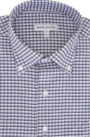 Peter Millar Camicia a quadri - Bianco