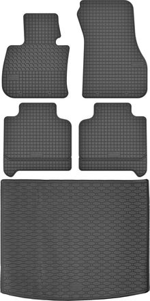 OEM Juego De Alfombrillas De Goma Para Bmw Serie 2 F45 (modelos 2014-2021) + Alfombrilla Para El Maletero